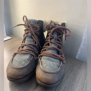 Sorel Harlow Lace Cozy Burro Boot Size 9